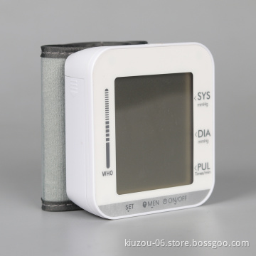 Smart Watch Blood Pressure Monitoring Wrist Sphygmomanometer Digital Blood Pressure Monitor  251A all white no voice